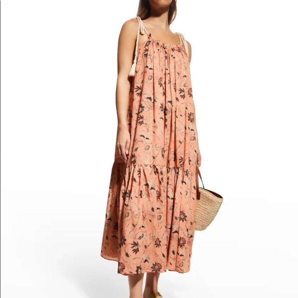 Cari Shoulder-Tie Maxi Beach Dress - Picture 3 of 5